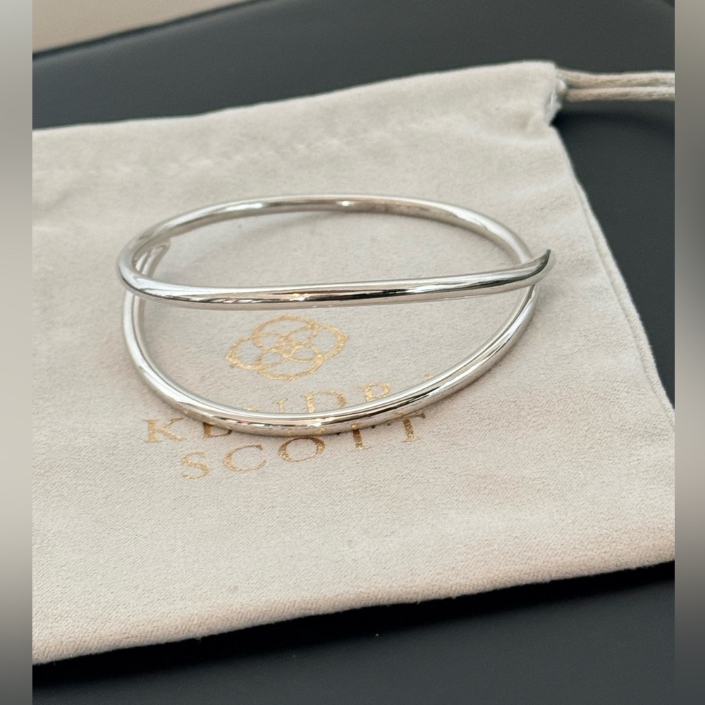 Kendra Scott Silver Myles Bangle